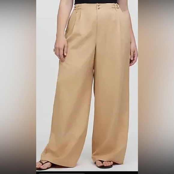Madewell Harlow Wide
Leg Pants in Tan NG521 Women’s size 14 - Picture 1 of 12